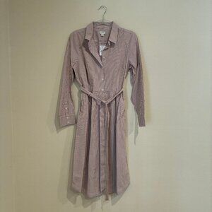 JCrew Striped Shirt Dress